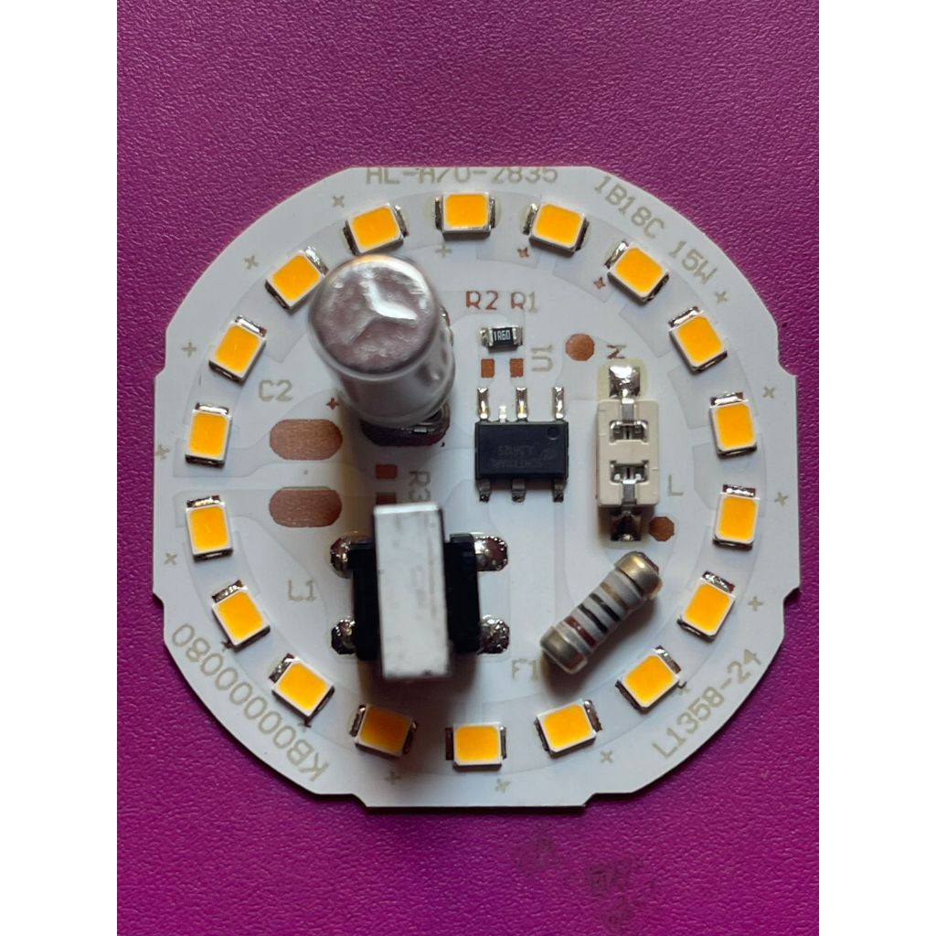 Jual LED PCB 15W Kuning Mesin Lampu Bohlam 15 watt AC 220 - 240 V DOB ...