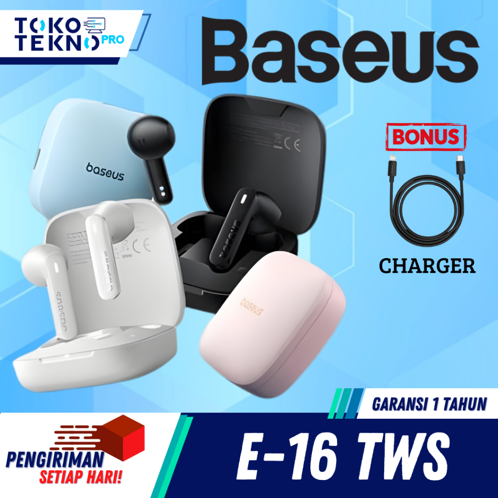Jual BASEUS Bowie E16 / E-16 Earphone True Wireless Bluetooth Earbuds ...