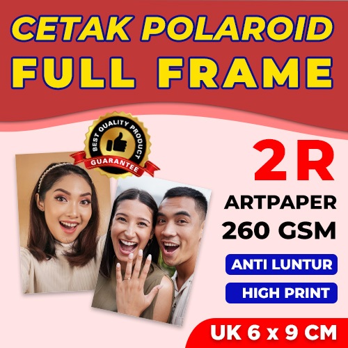 Jual CETAK FOTO POLAROID 2R FULL FRAME MURAH | Shopee Indonesia