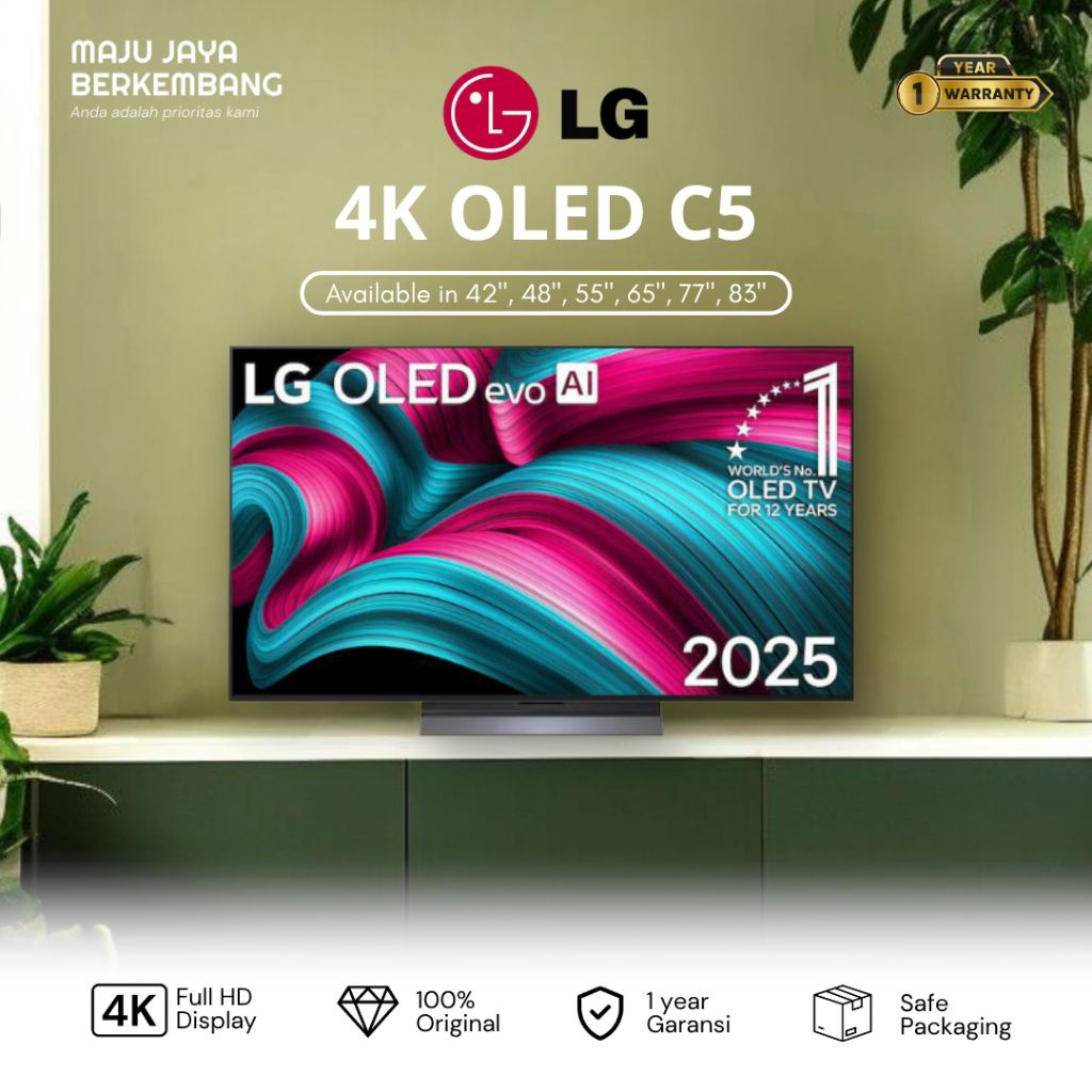 Jual LG 65C5 / 65C5PSA 4K OLED UHD SMART TV EVO AI C5 65 Inch 2025 ...