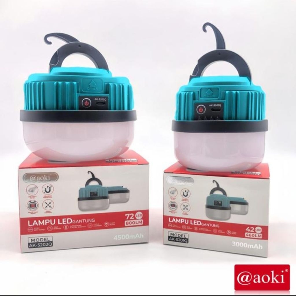 Jual Aoki Lampu Emergency 42 LED / Lampu Gantung Darurat Camping AK ...