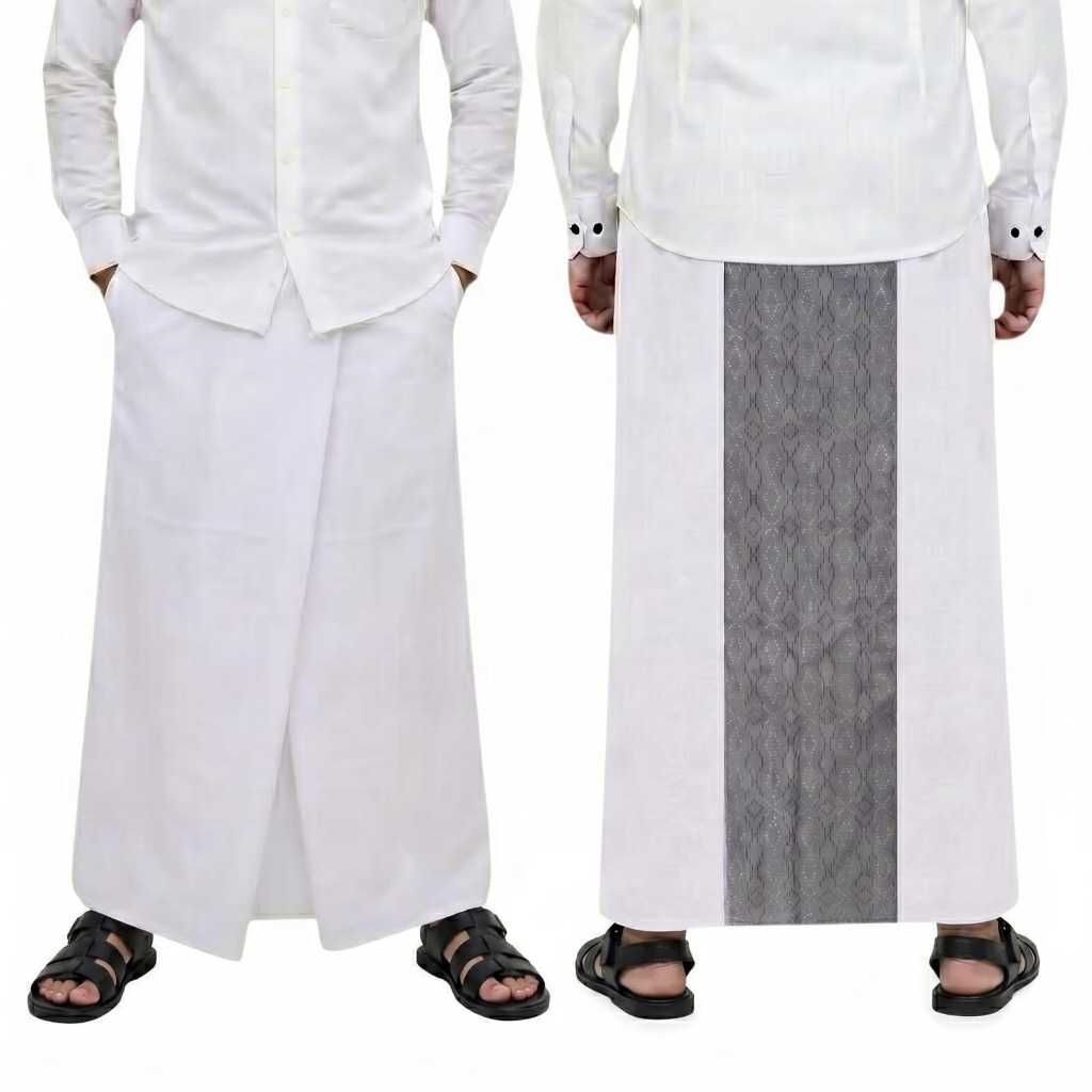 Sarung Instan Dewasa Ada Saku Di kanan Dan kiri Pinggang Pakai Karet Sama Tali