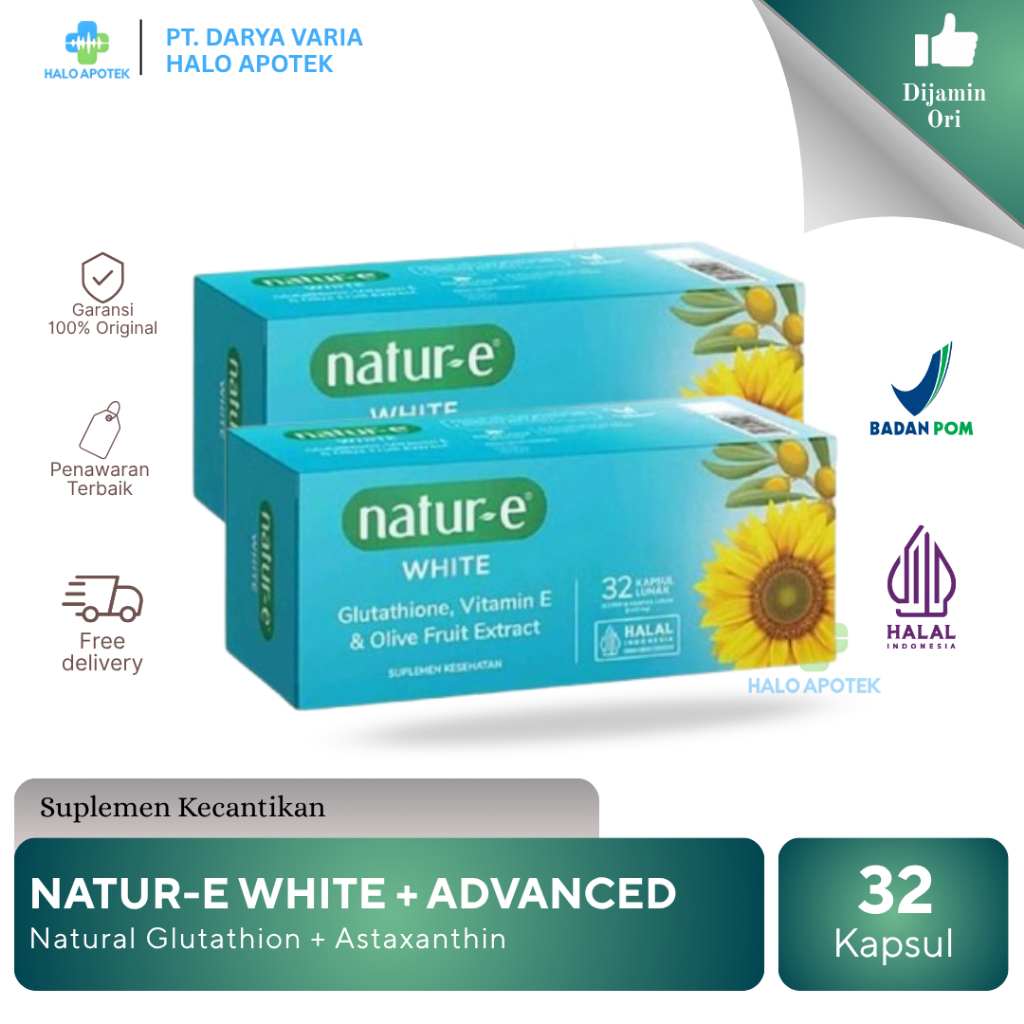 Bundling 2 Box Natur-E White 32 Kapsul