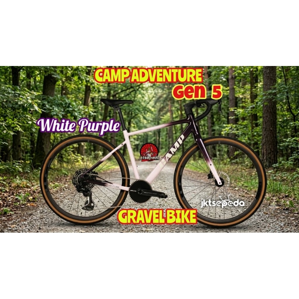 Jual Sepeda GRAVEL BIKE CAMP ADVENTURE 5 | Shopee Indonesia