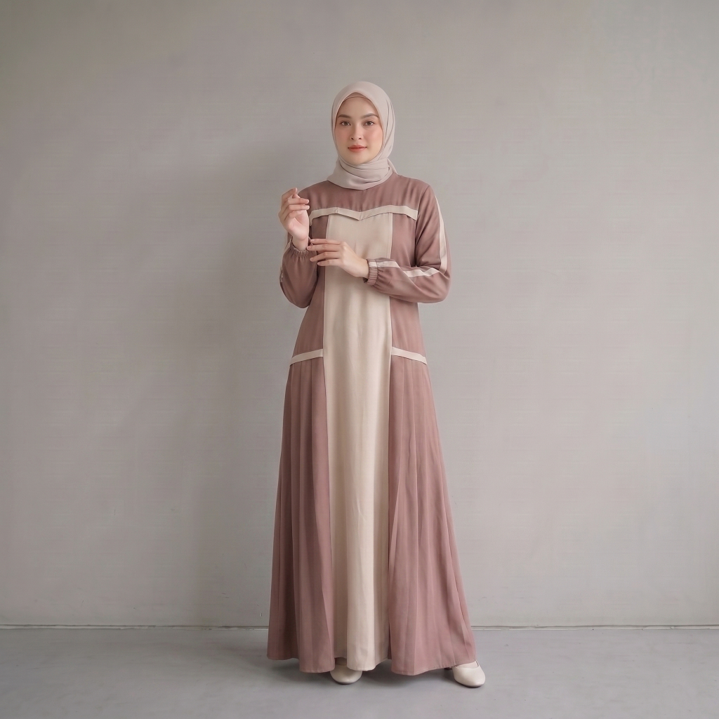 BAJU GAMIS WANITA TURKEY ABAYA CRINGKEL AIRFLOW PREMIUM