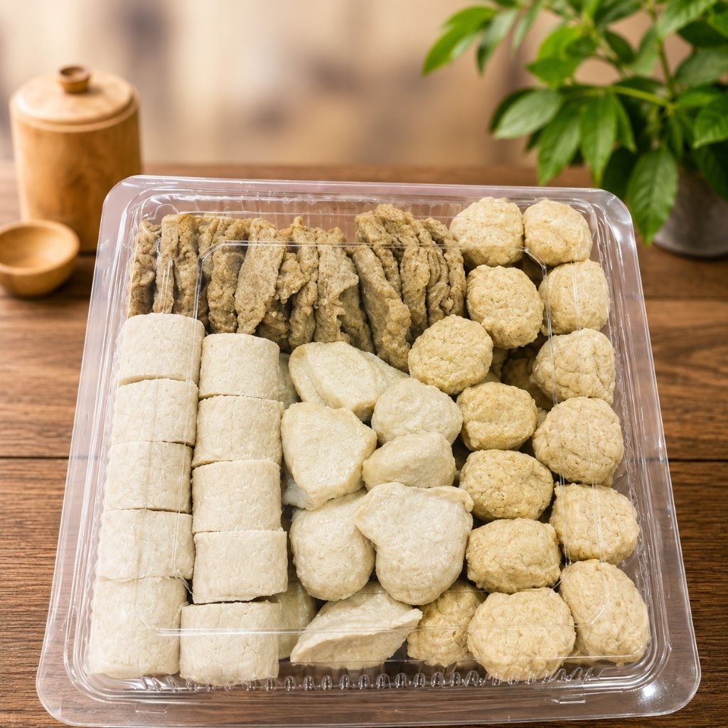 Jual paket variasi pempek ikan 70pcs campur free cuka asli palembang ...