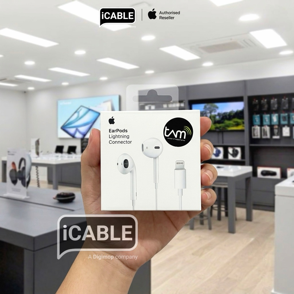 Headset Earpods Lightning iPhone 7 8 X XR 11 12 13 14 Plus Pro Max HiFi Bass Earphone Handsfree dengan Mic