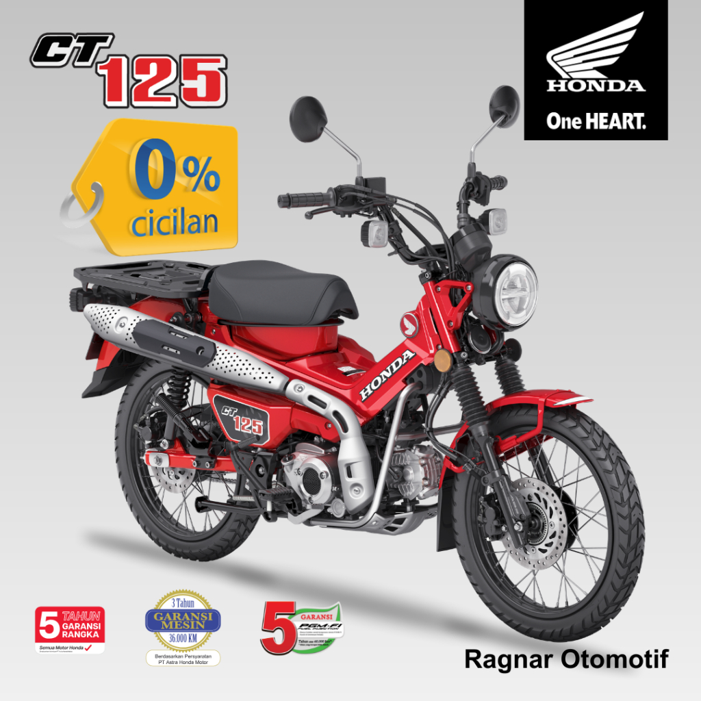 Sepeda Motor Honda CT125 Baru New Asli Original Bergaransi Resmi 100%