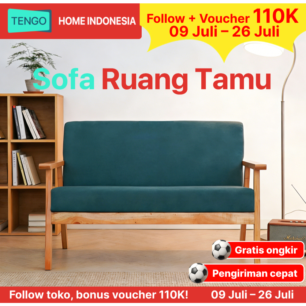 Tengo sofa/sofa ruang tamu/sofa minimalis/Sofa Kain/sofa 2 seater/Sofa Untuk 2 Orang/fabric sofa