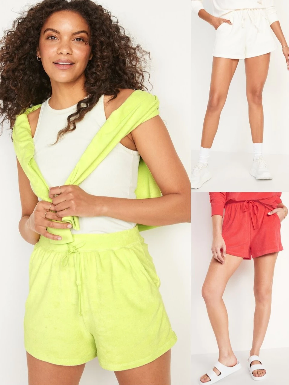 Celana Pendek Santai Wanita OLN Extra High-Waisted Vintage Lounge Shortpants - 2841