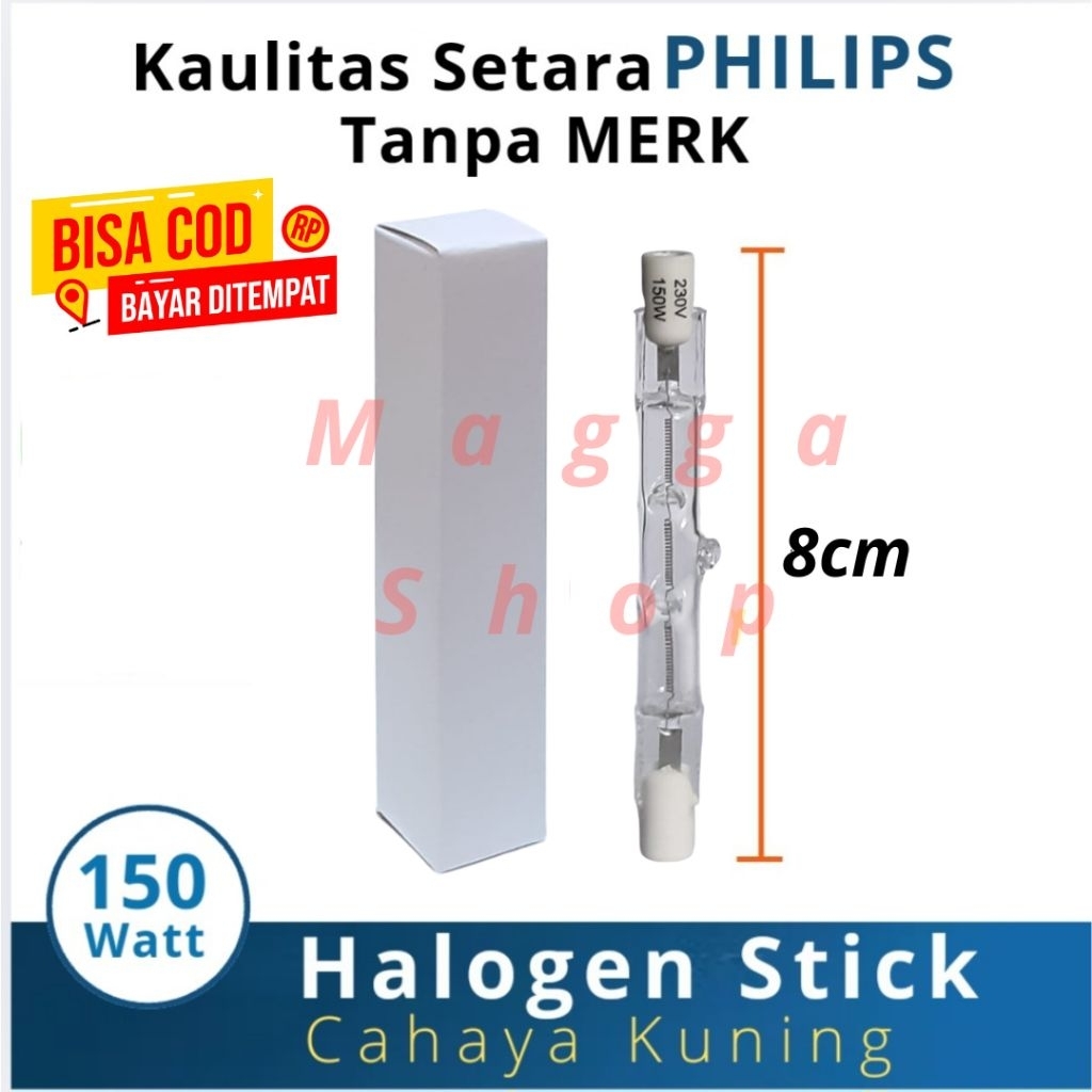 Jual LAMPU HALOGEN STICK 150W 150WATT - Tanpa Merk. | Shopee Indonesia