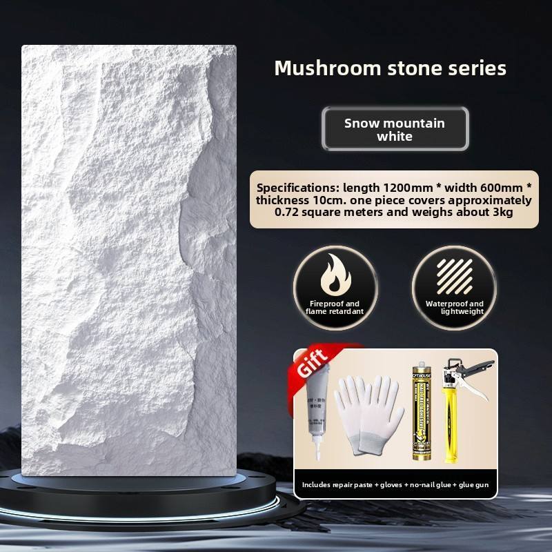 Wallpanel PU Stone Rock Panel Dinding Motif Batu Alam high Quality