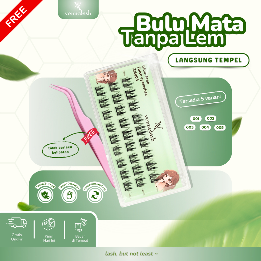 Solusi Tampil Cantik Instan dengan VENNELASH PREMIUM Bulu Mata Lembut dan Praktis