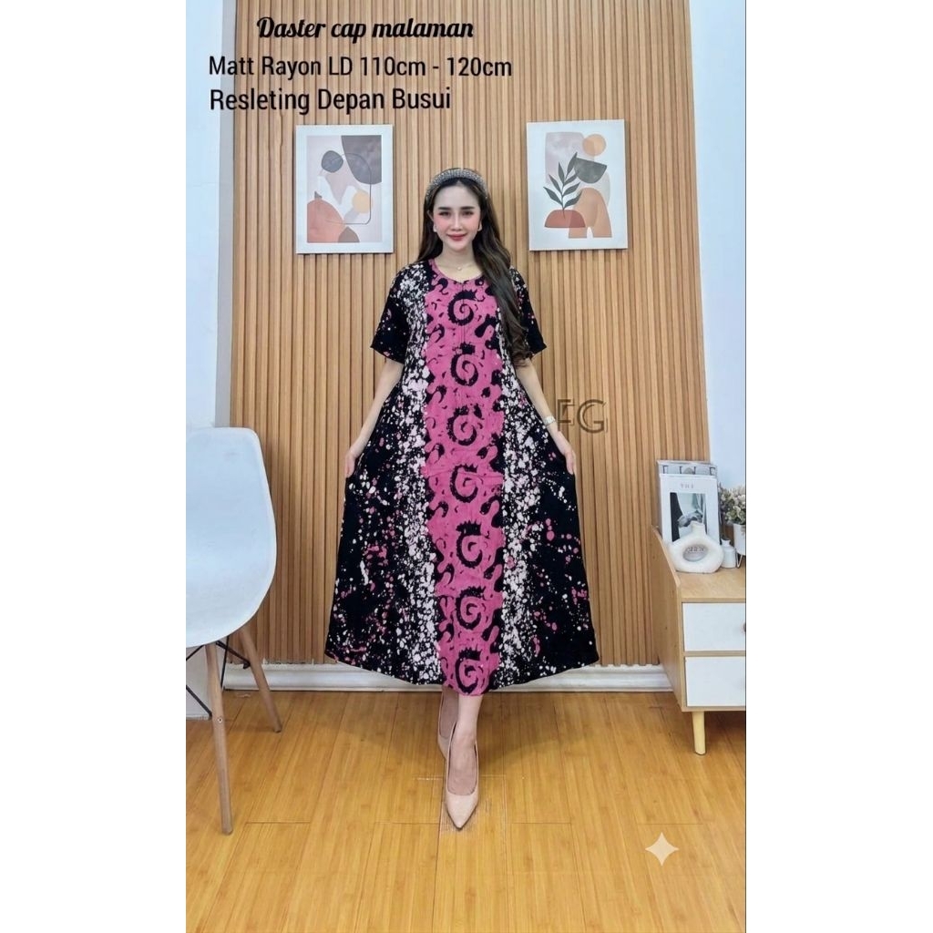 Daster Standar Twill Rayon Super Lengan 12