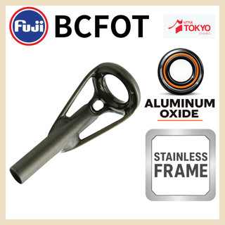 Top Guide Fuji BCFOT Dark Grey Original Jepang Frame Stainless Ring Alumunium Oksida