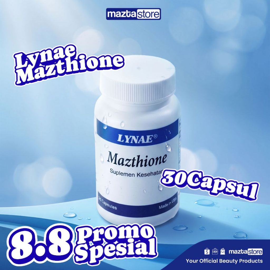 Jual Lynae Mazthione Glutathione Suplemen Isi 30 Original 100%