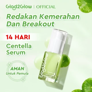 Glad2Glow Centella Salicylic Acid Power Acne Serum skincare serum wajah Eksfoliasi Wajah skincare bpom essence Anti jerawat skincare Menyamarkan bekas jerawat Menenangkan kulit g2glow official store