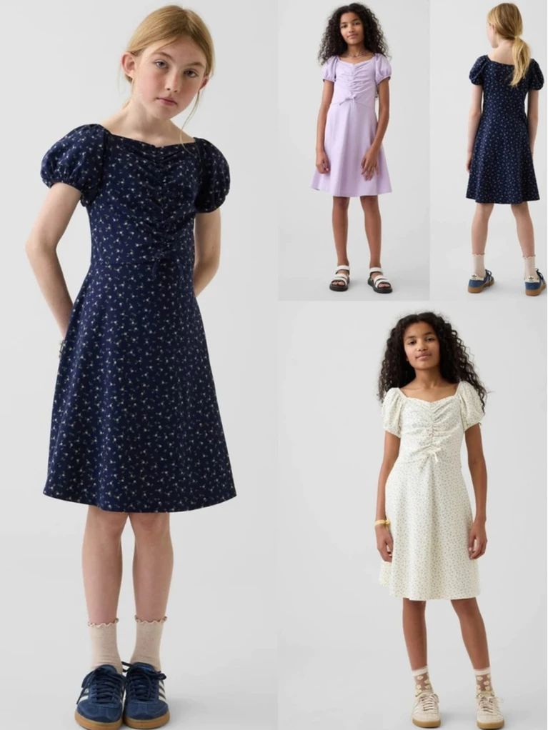Dress Anak ABG Junior Remaja GP Kids Ruched Dress - 3104