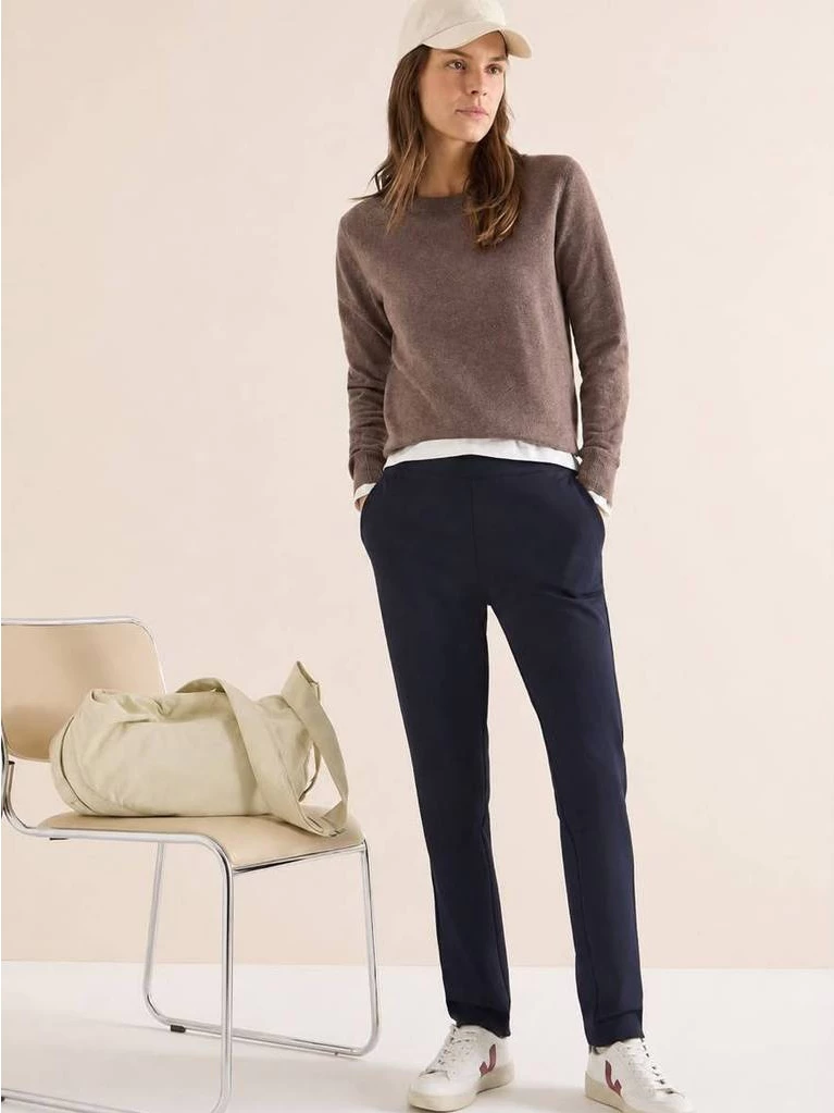 Celana Panjang Wanita CCL Women's Two-Tone Trousers - 3181