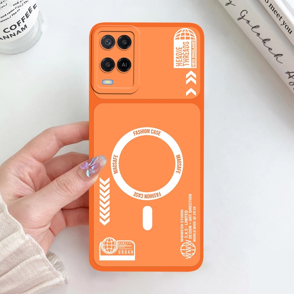 Jual Softcase Pro Camera OPPO A54 4G - Gambar Ring Tipografi Retro ...