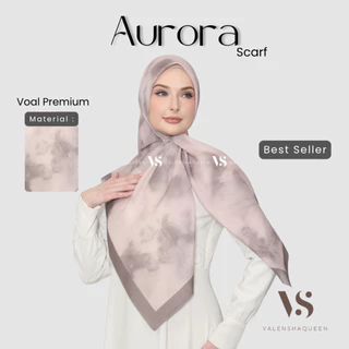 valenshaqueen segi Empat aurora voal Paris premium scarf printing
