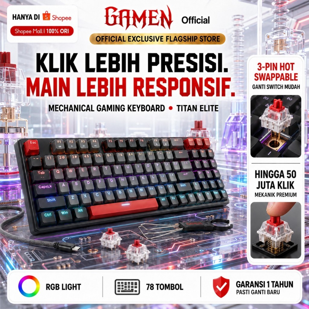 Jual mechanical keyboard rgb Harga Terbaik & Termurah Oktober 2026 ...