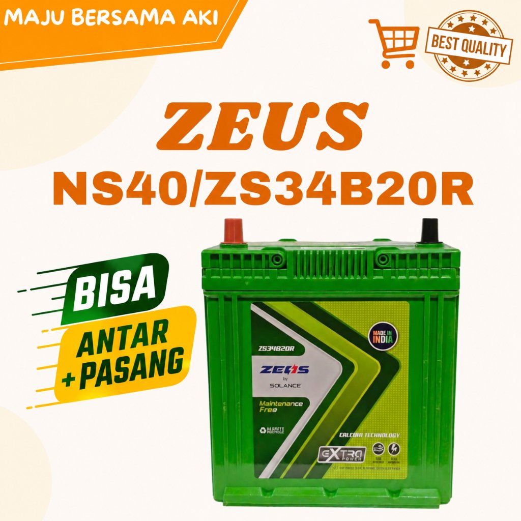 Jual Aki Mobil Suzuki (Futura, Jimny Katana) NS40 MF ZEUS aki