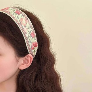 Jual CITADEAL Bando Bordir Bunga Gerigi Wanita Dewasa Premium Aesthetic ...