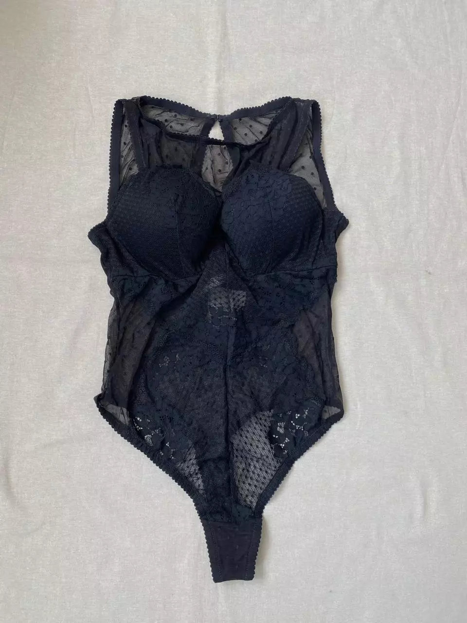 INC Intimates Neckline Snap Padded Thong Bodysuit