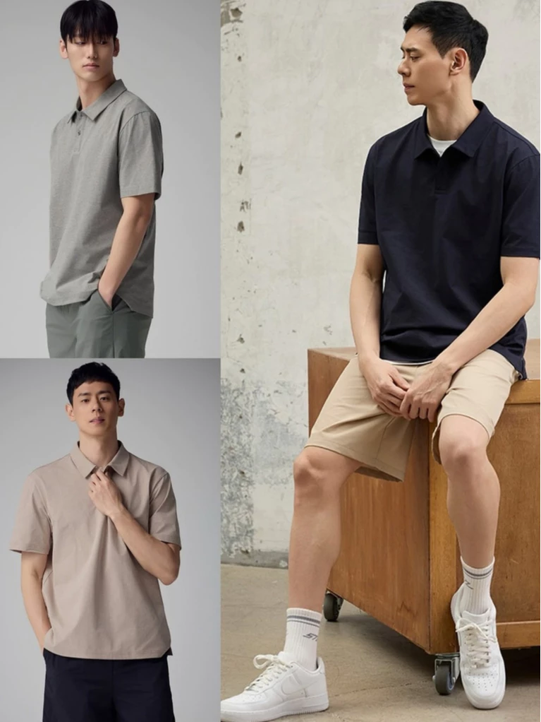 Kaos Sport Kerah Lengan Pendek Pria STL Fresh Perfect Daily Men's Collared Polo T-Shirt - 3532