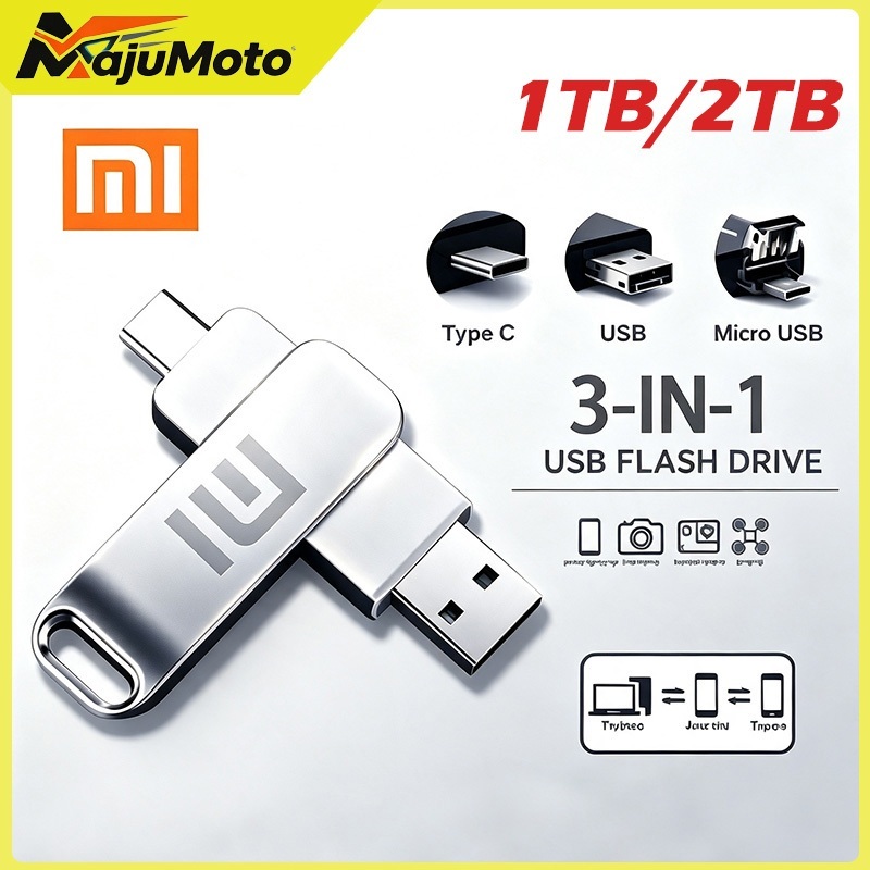 Jual Flashdisk 3-in-1 Micro TYPE-C USB 1TB/2TB Kecepatan Tinggi Driver ...
