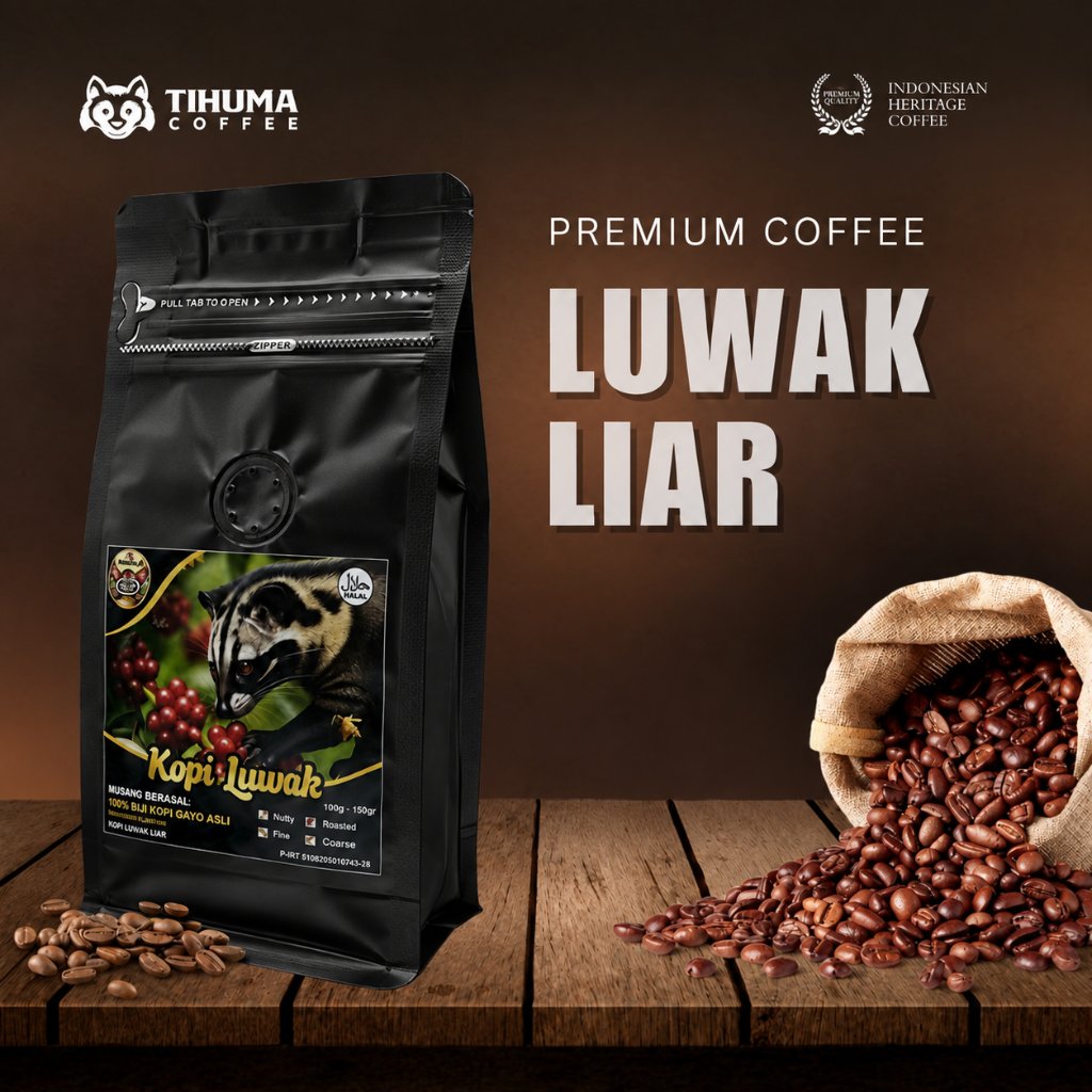 Jual Kopi Luwak Liar Asli Arabica Roasted Bean | Premium Coffee