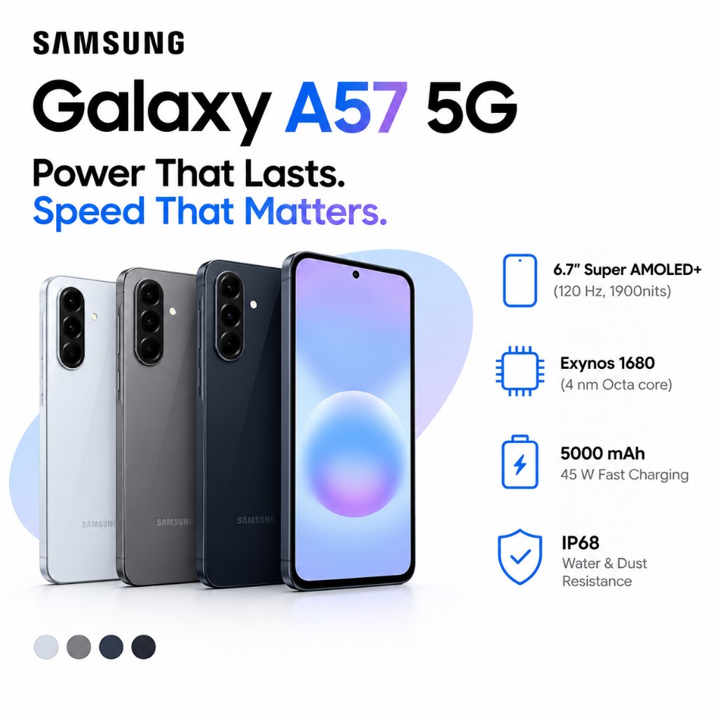 Jual [ COD CEK DULU ] Samsung Galaxy A57 5G | 12+256GB | 6.7 inch ...