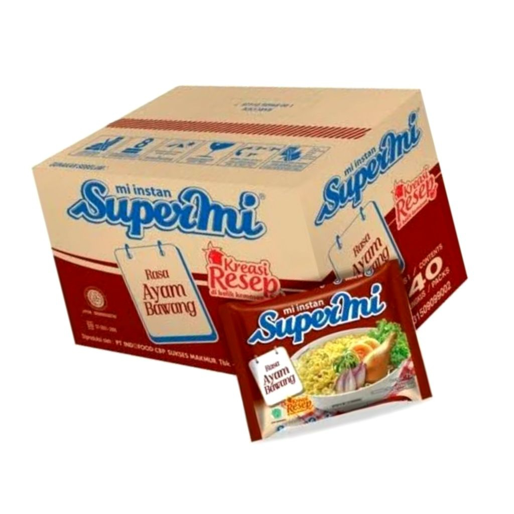 Jual 1 KARTON SUPERMI 75g ALL VARIANT [ KARTON ] | Shopee Indonesia