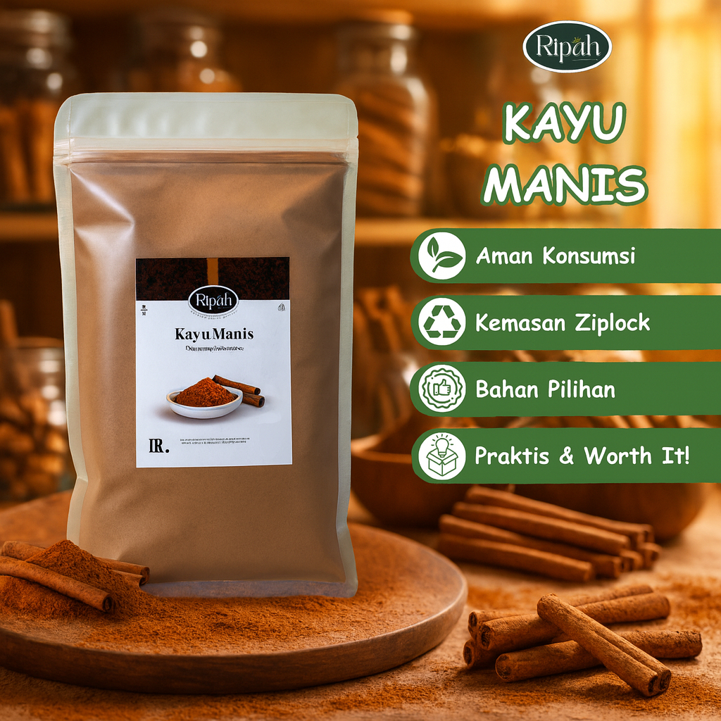 Jual 60gr Kayu Manis Bubuk / Ground Cinnamon / Rempah / Ripah Rempah ...