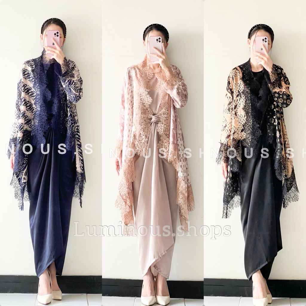 Jual 3in1 Joliine Set (Inner+Outer+Rok) PREMIUM SET / Set Batik ...