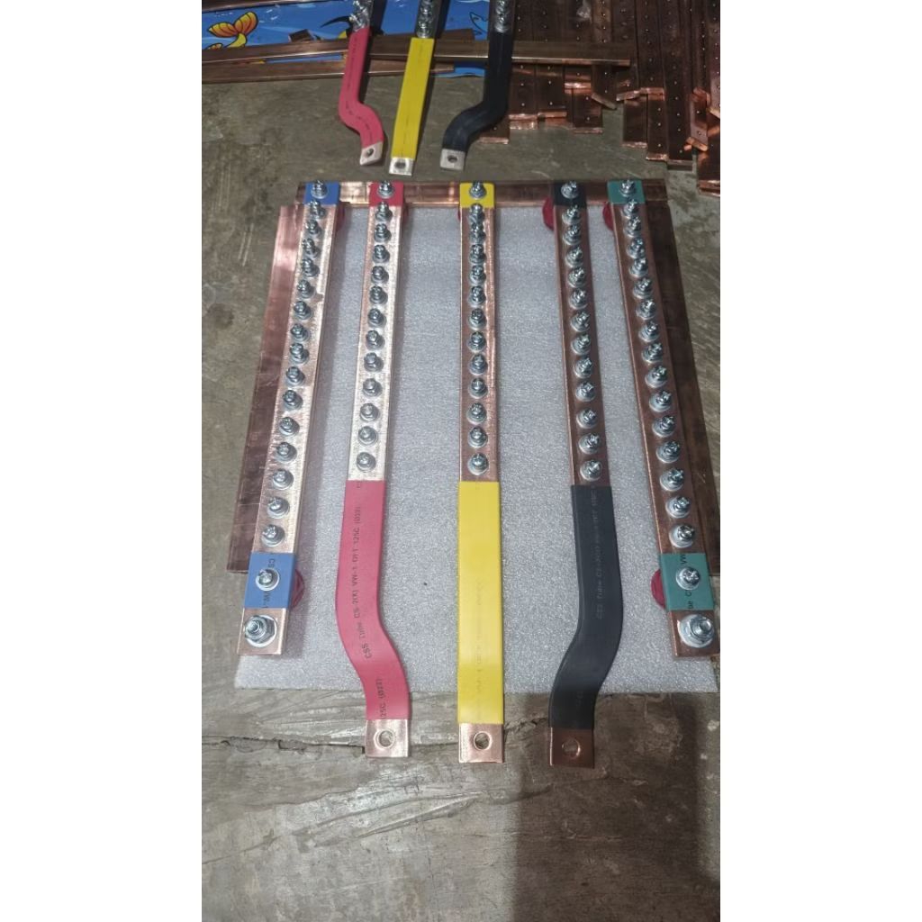 Jual BUSBAR 5×25 RSTN + GROUND PANJANG 40 CM UNTUK MCCB 250A | Shopee ...