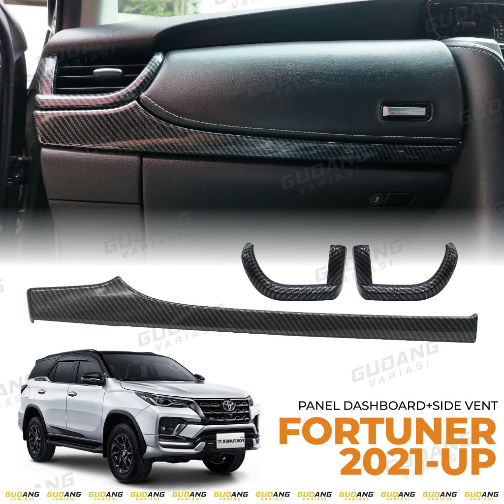 Jual Panel Dashboard-Side Vent Fortuner 2021-2025 Carbon | Shopee Indonesia