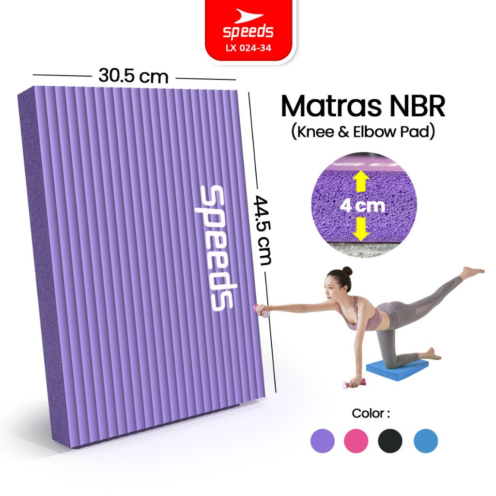 SPEEDS Balance Pad Knee Pad Bantalan Yoga Olahraga Matras Lutut Pilates Empuk Cushion 024-34