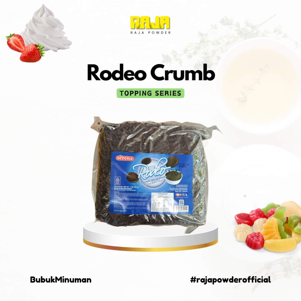 Jual Serena Rodeo Cookie Crumb Crumble Biskuit Coklat Remah 500 gram ...