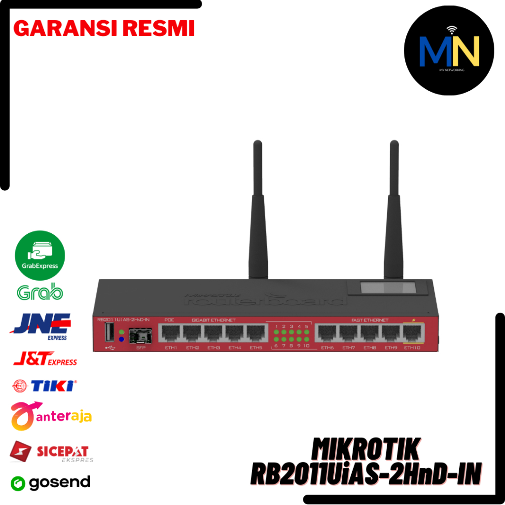 Jual Mikrotik Routerboard RB2011UiAS-2HnD-IN Sfp Port plus 10 ...
