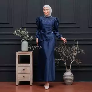 Vina Dress Spesial Warna Burgundy / Dress Kondangan Bridesmaind Dres Wanita Model Duyung, Satin Premium Payet Elegan