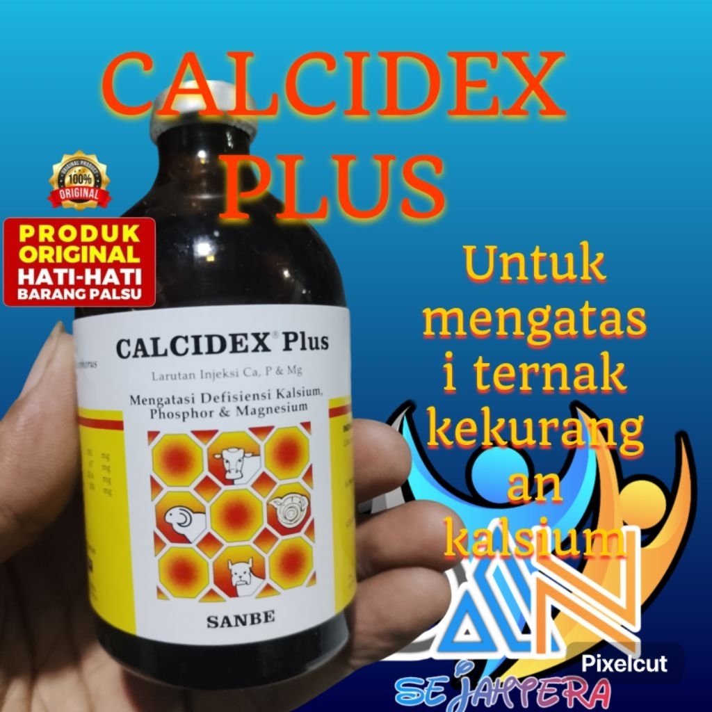 Jual CALCIDEX Plus Kalsium Injeksi 100 ml - Mengatasi Defisiensi ...