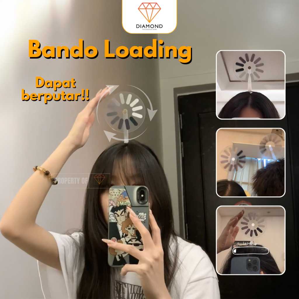 Jual BANDO LOADING LUCU / HEADBAND BANDANA FASHION LEMOT LOLA AKSESORIS ...
