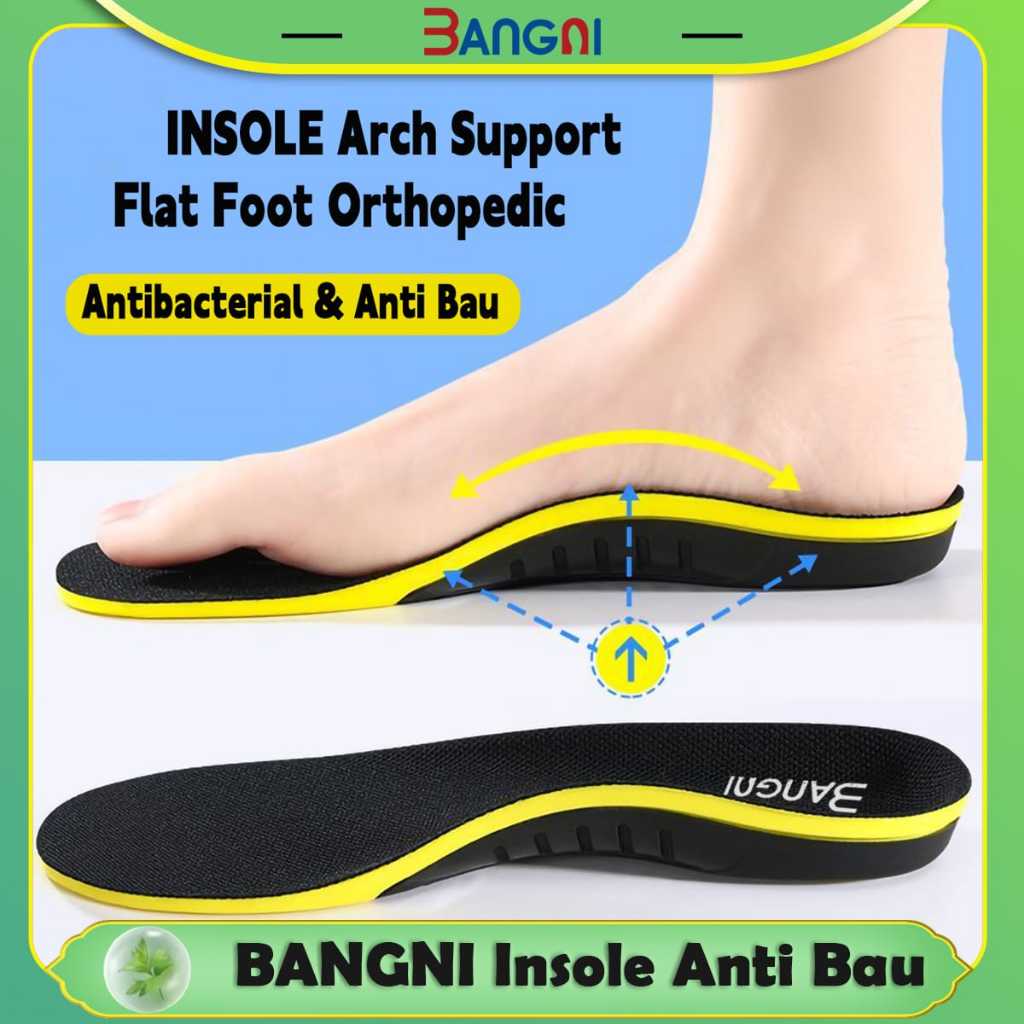 Jual BANGNI Insole Arch Support Sol Sepatu Unisex Sol Penyangga ...