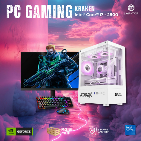Jual PC Gaming Full Set Murah Core i7 2600 RAM 16GB SSD 256GB VGA Card ...