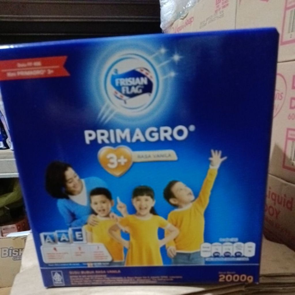 Jual primagro 3+ rasa vanila,2000g | Shopee Indonesia