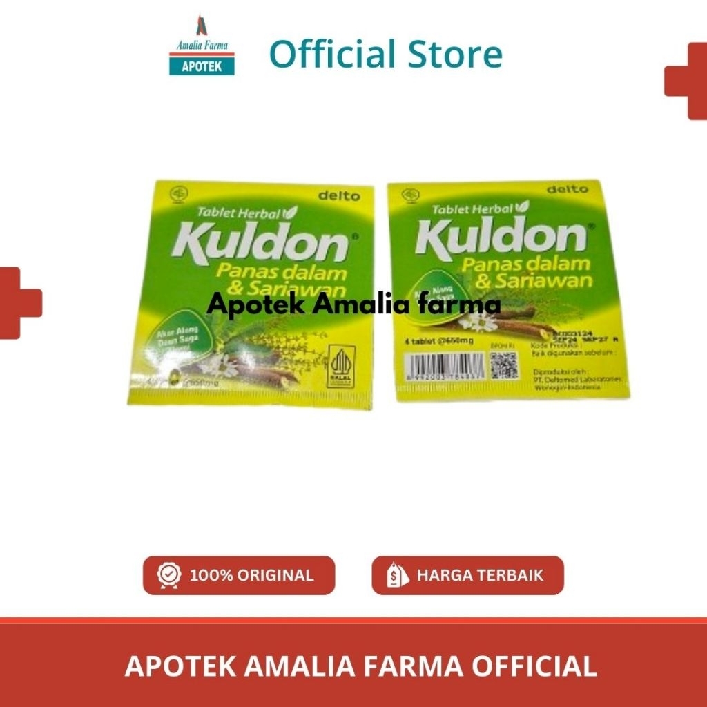 Jual KULDON STRIP ISI 4 TABLET | Shopee Indonesia