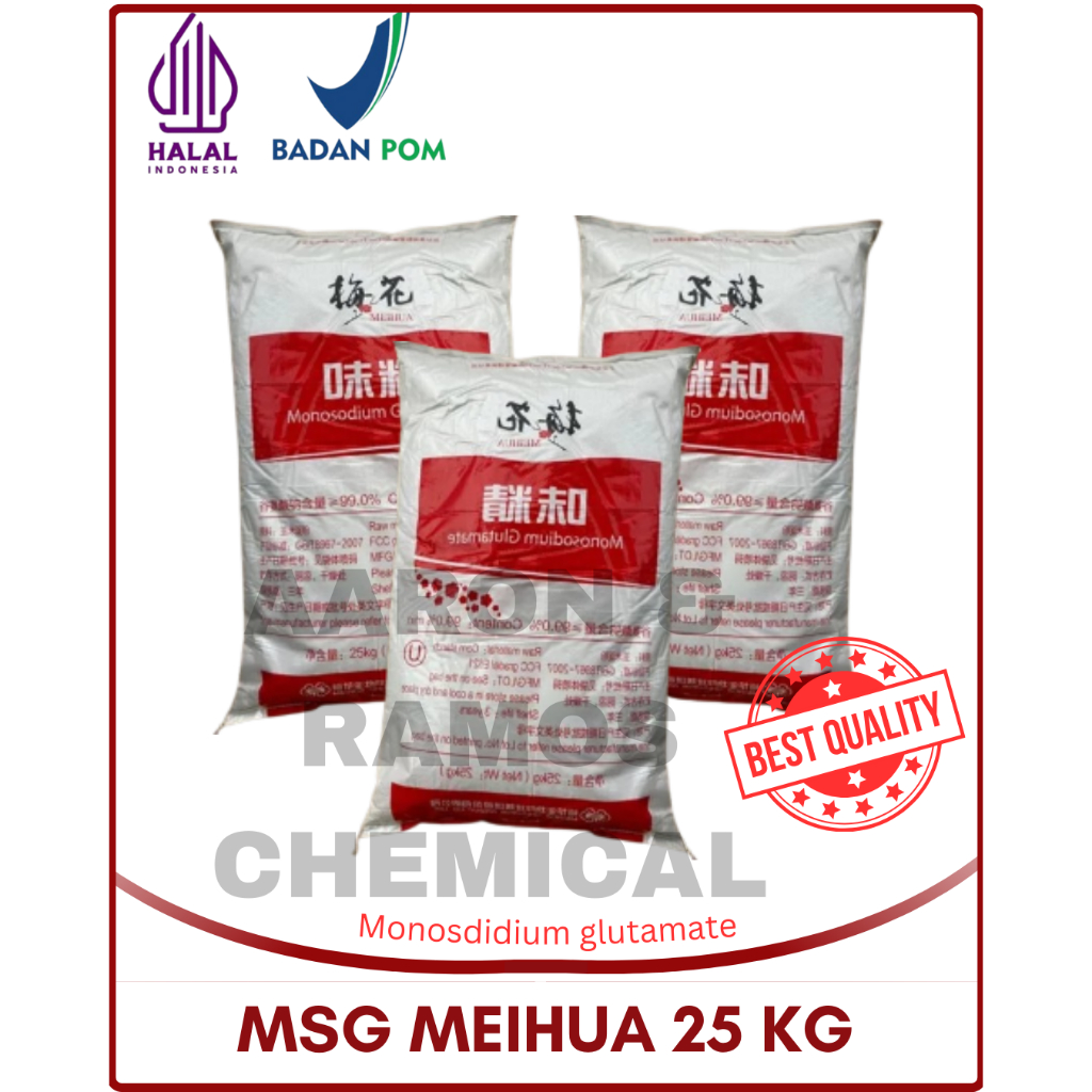 Jual MEIHUA 40 MESH 80 MESH 100-200 MESH MONOSODIUM GLUTAMAT MSG MICIN ...