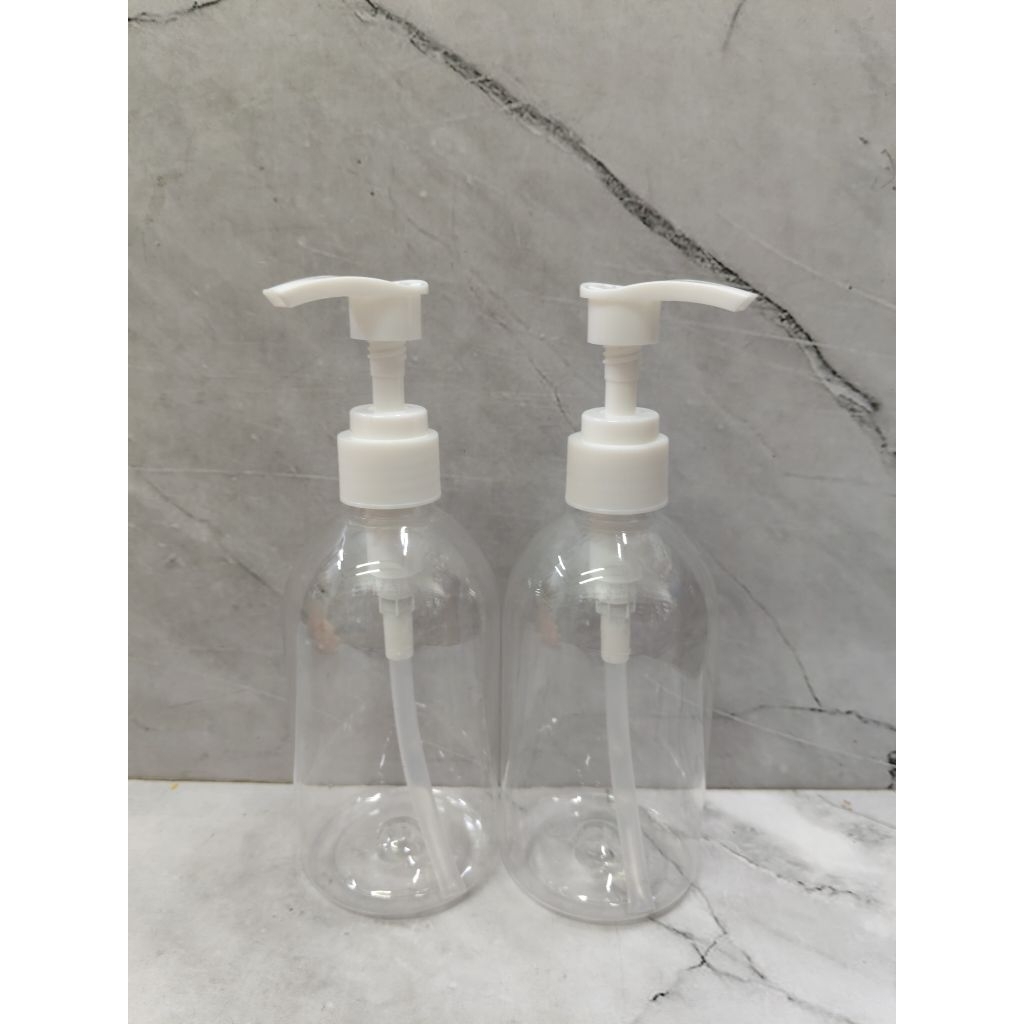 Jual BOTOL SABUN CAIR TRANSPARAN 250ML / BOTOL PUMP PLASTIK | Shopee ...